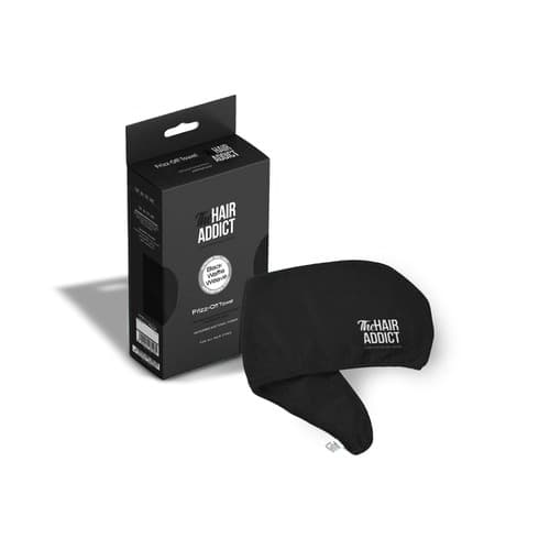 فوطه فريز اوف نسيج الوافل الاسود وسط ذا هير أدكت