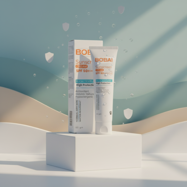 BOBAI Sunscreen SPF 50+ for Daily Protection & Hydrated Glowing Skin