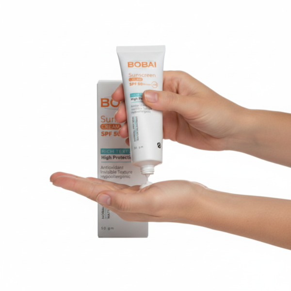 BOBAI Sunscreen SPF 50+ for Daily Protection & Hydrated Glowing Skin