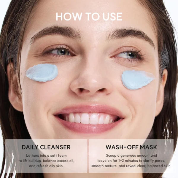 Arencia fresh blue hyssop rice mochi cleanser