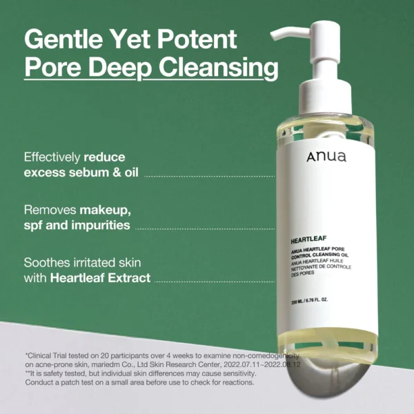 ANUA HEARTLEAF PORE CLEANSING 200ML
