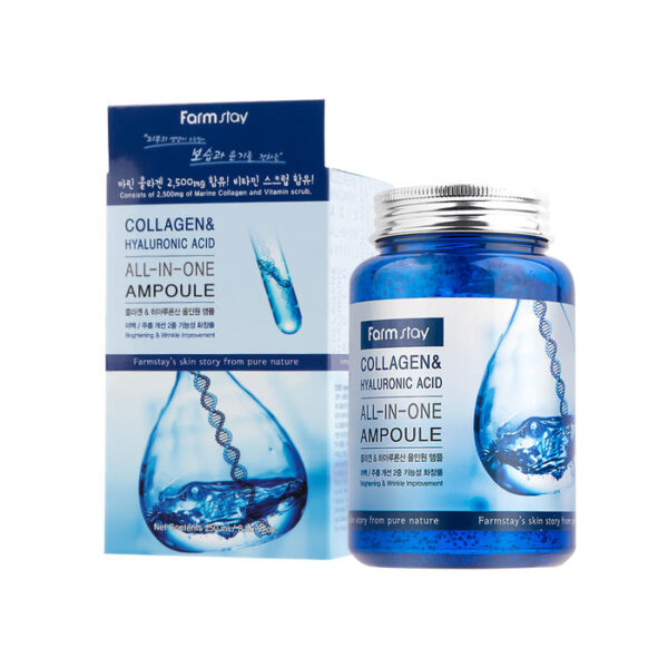 FARMSTAY COLLAGEN HYALOURNIC ACID ALL IN ONE AMPOU